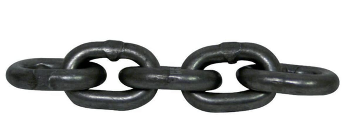 Short Link Chain DIN 766 black