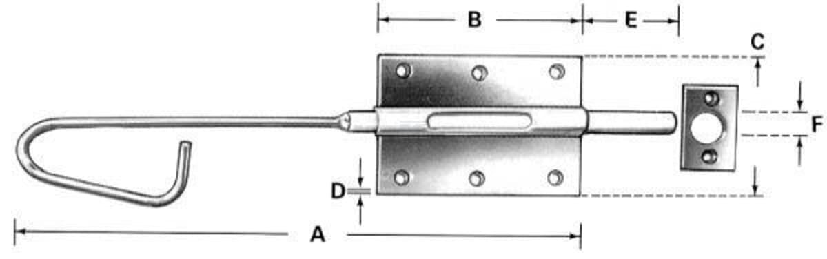 Bow handle bolt