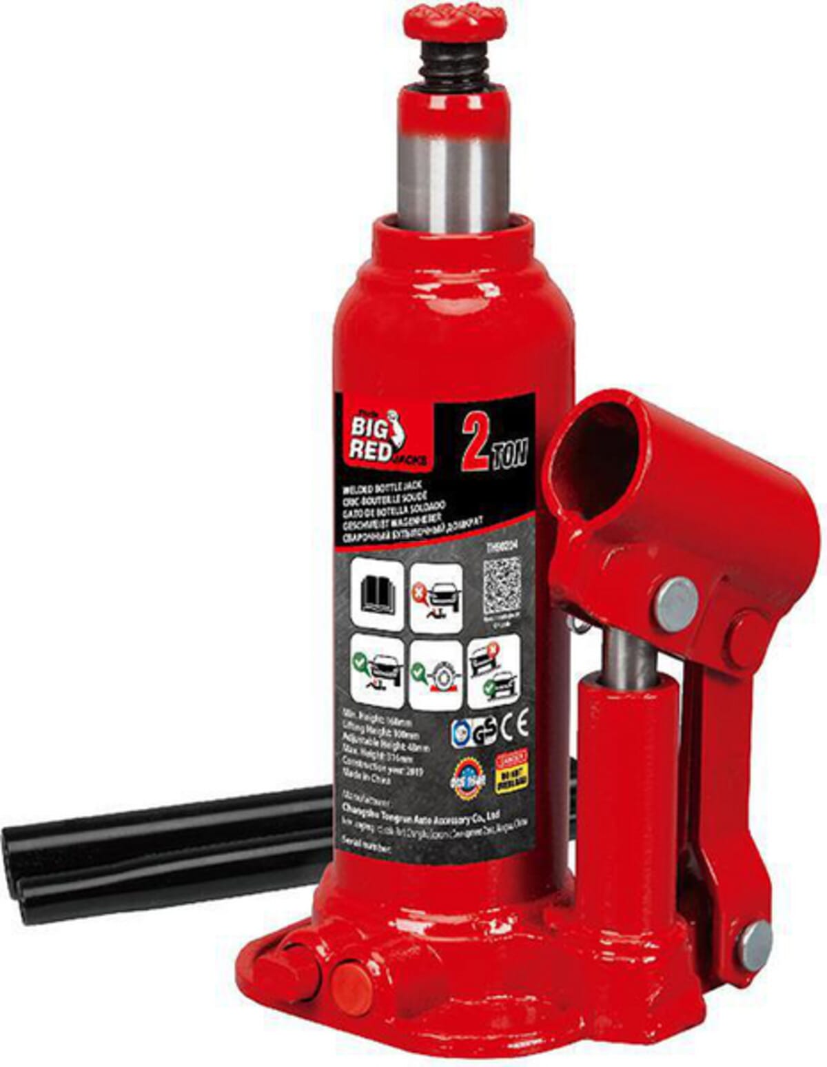 Big Red Hydraulic bottle jacks