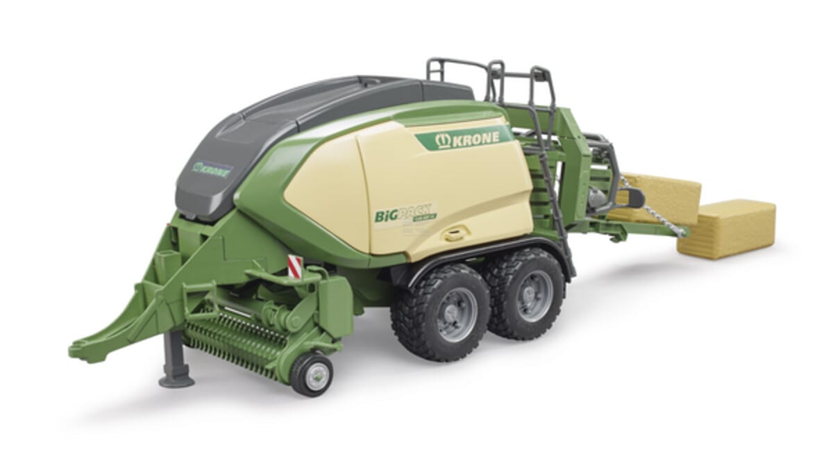Bruder U02033 Krone Big Pack 1290 HDP VC with 2 square bales