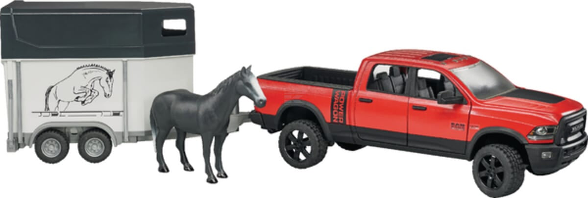 Bruder U02501 RAM 2500 PowerWagon with horse box