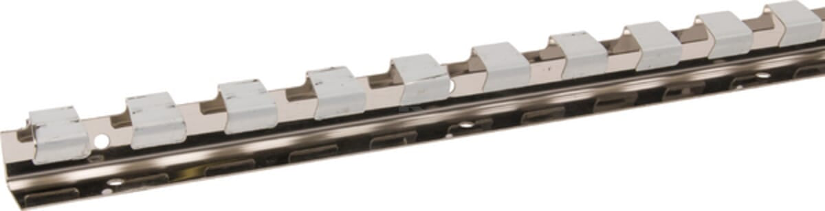 Hook strip for PVC curtain