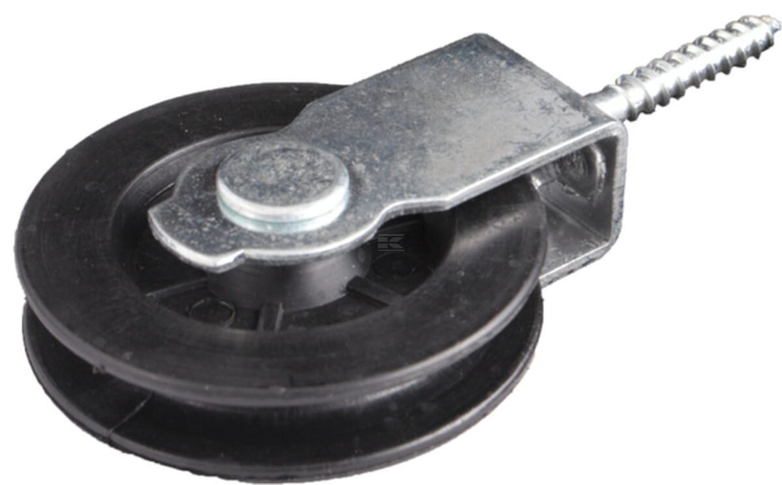 Screw pulleys, zinc plated