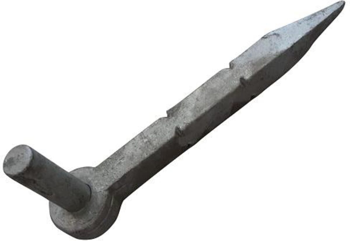WAELBERS Nailed hinge hook heavy round 19mm FV