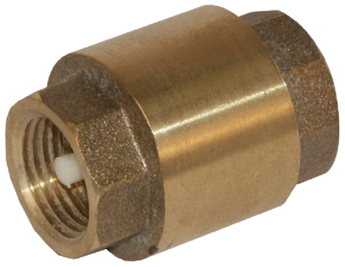 Brass check valve female - female