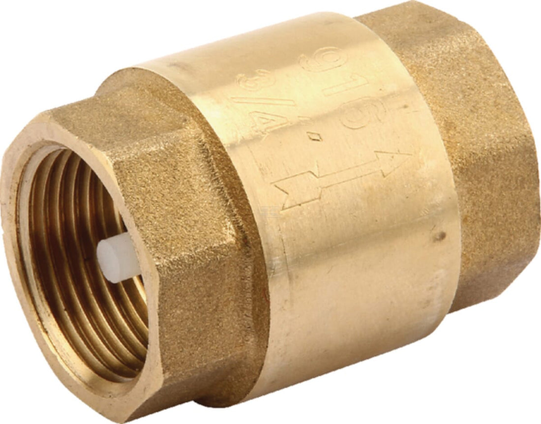 Brass check valve female - female