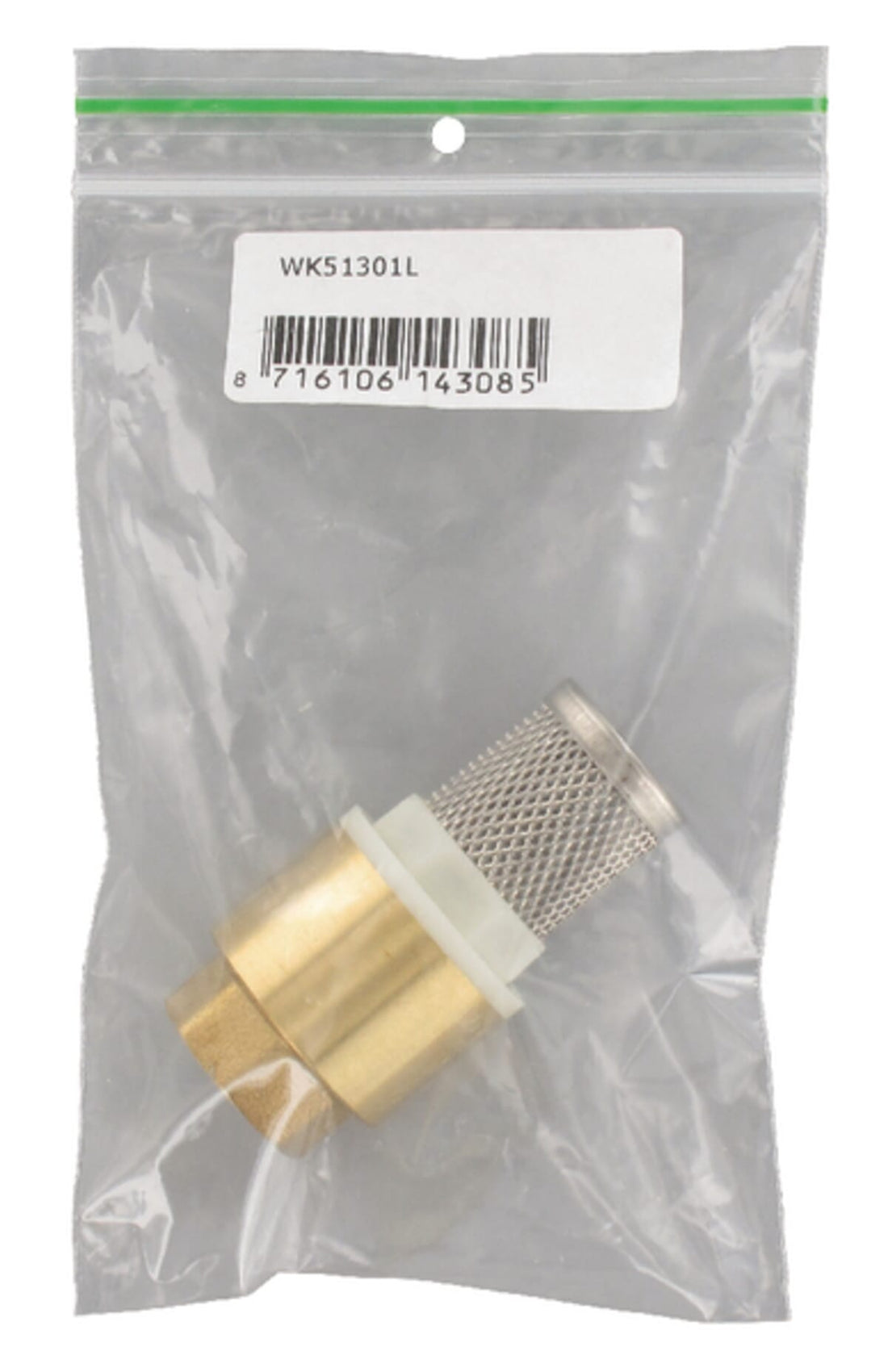 Non returnable foot valve with S.S. screen