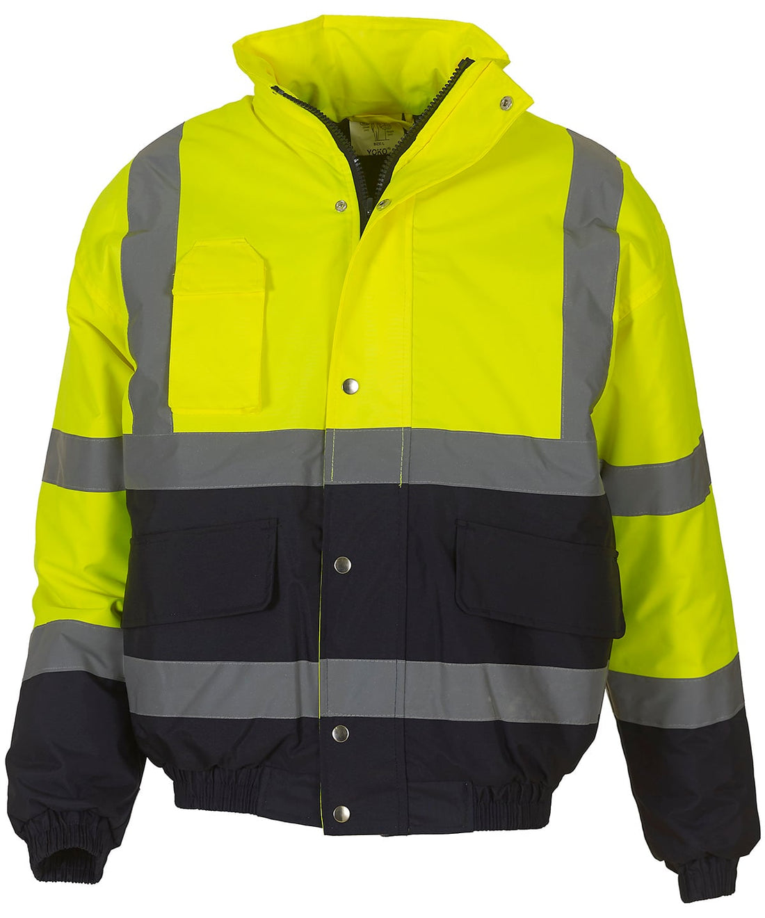Yoko Hi-Vis Two-Tone Bomber Jacket (HVP218) (YK044)