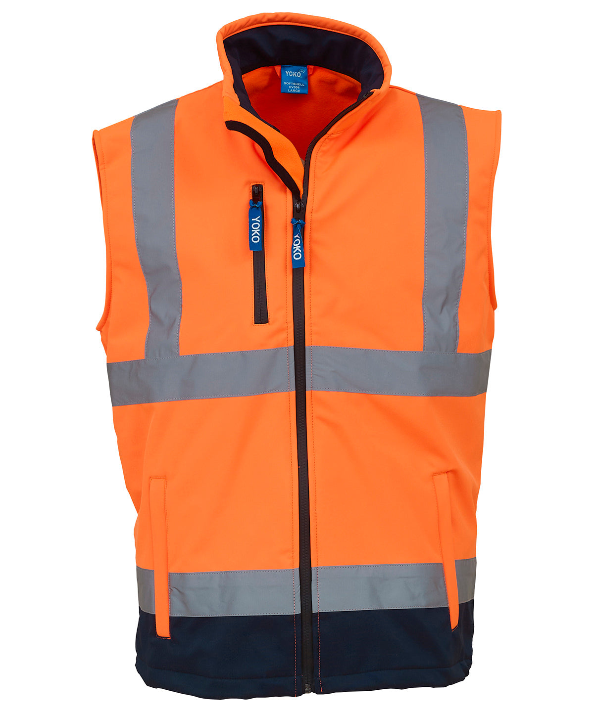 Yoko Hi-Vis Softshell Gilet (HV006) (YK050)