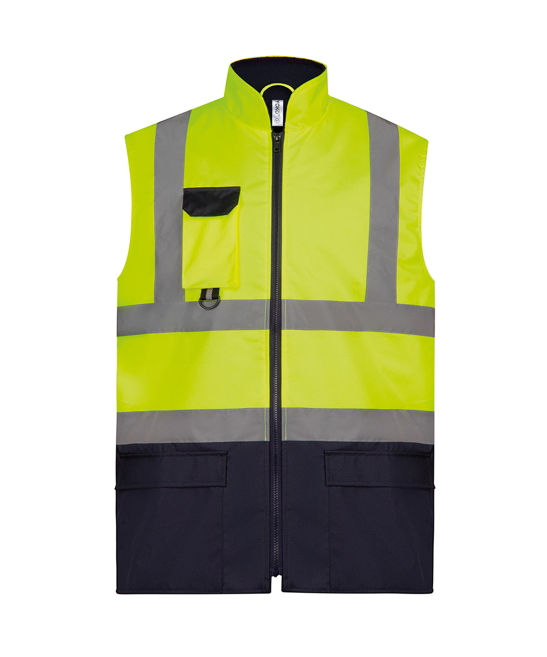 Yoko Hi-Vis Padded Bodywarmer (HV005) (YK105)