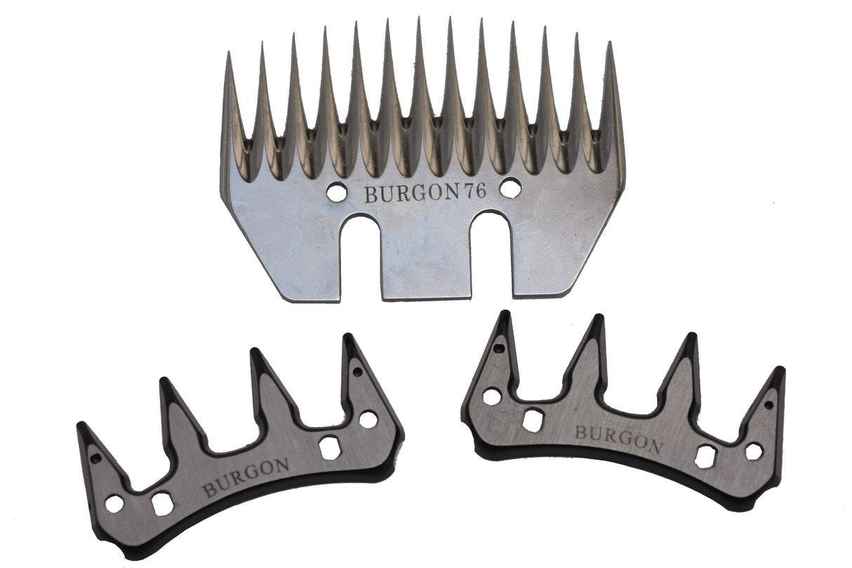 Burgon and Ball Shearing Comb 76mm & 2 Cutters