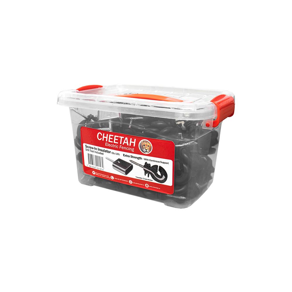 Cheetah Bucket Of Screw-Ins & Drill Tool (125 pcs)