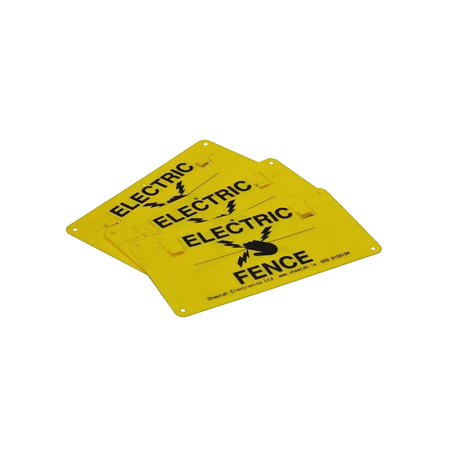 Cheetah Warning Signs (5 pcs)