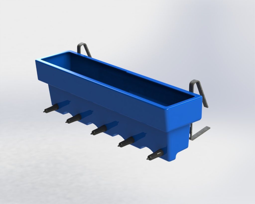 Stockman 5-Teat non compartment Calf Feeder