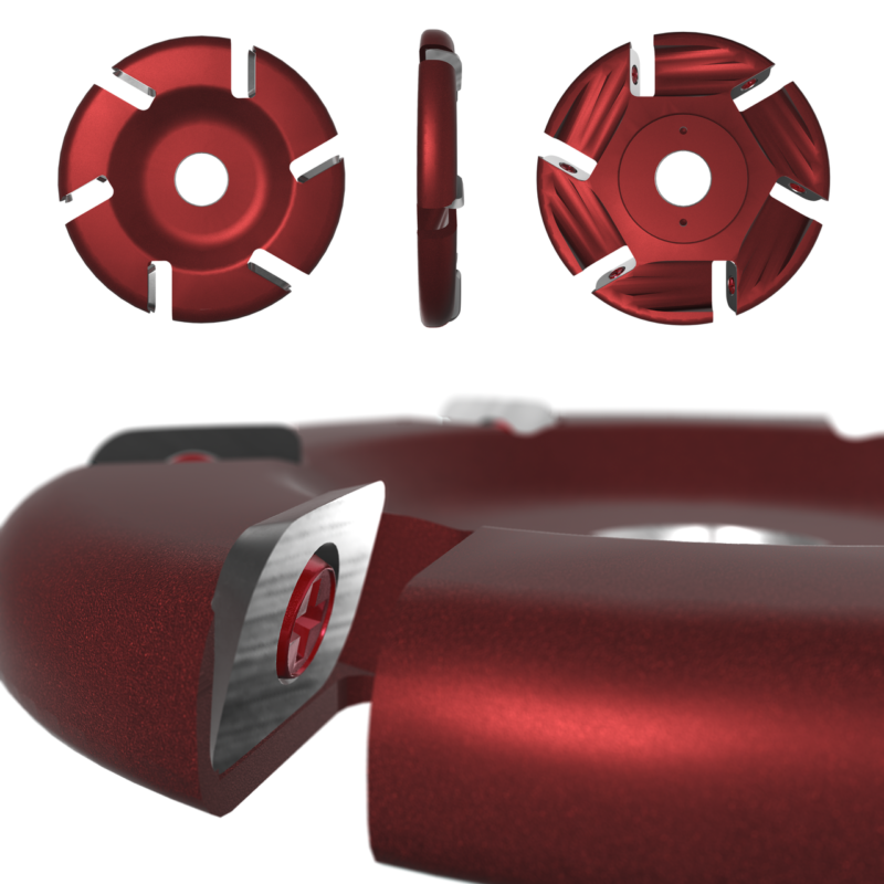Rotoclip #34 - 4.5″ 6 Slot Flat Blade Disc