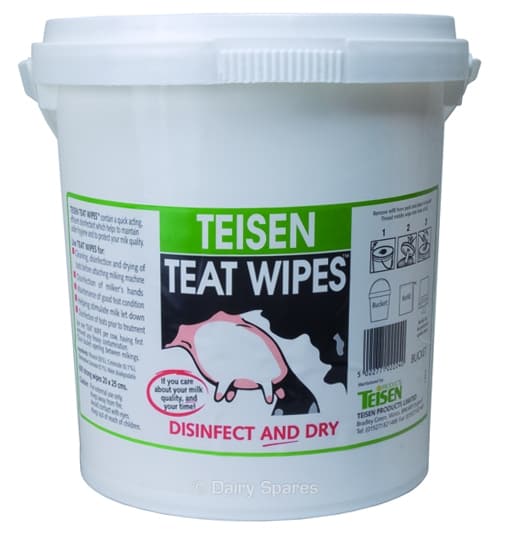 Teisen Teat Wipes Tub (600pk)