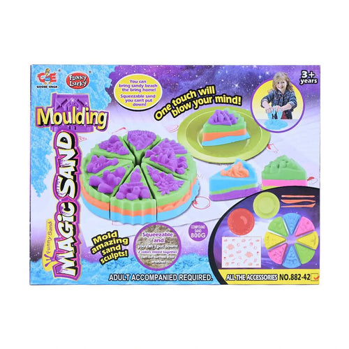 Magic Sand Cake Set – Creative Arts & Crafts Kit (Ages 3+)