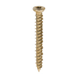 Timco Multi-Fix Concrete Screws - Yellow Countersunk