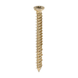 Timco Multi-Fix Concrete Screws - Yellow Countersunk