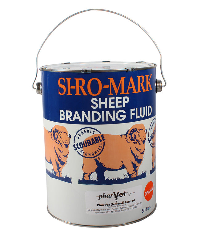 SI-RO-Mark Branding Fluid- 5lt - Orange