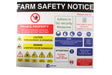 Farm Safety Sign - 490mm x 300mm
