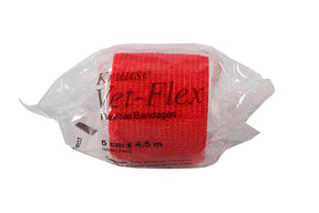 Vet-Flex - 5cm x 4.5m - Red
