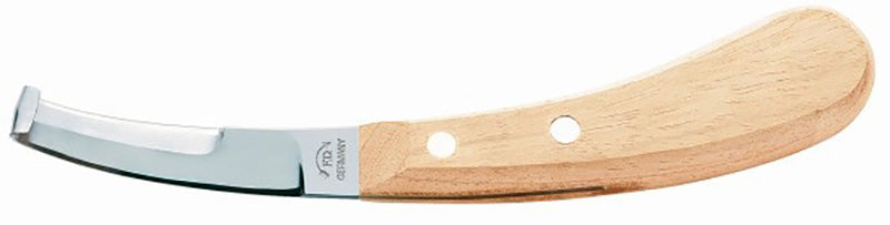 Economy Hoof Knife Wooden Handle