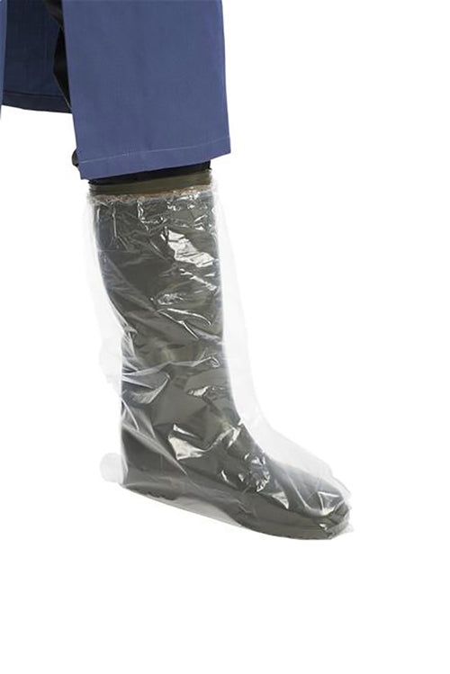 Heavy Duty Elasticated Top Disposable Welly Covers - 25 Pairs