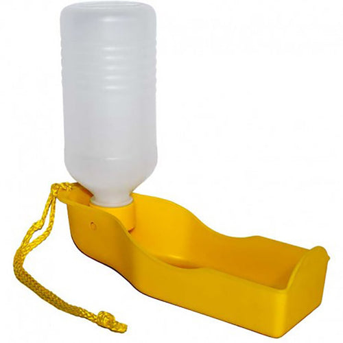 Pet Travel Drinker - 250ml - Yellow
