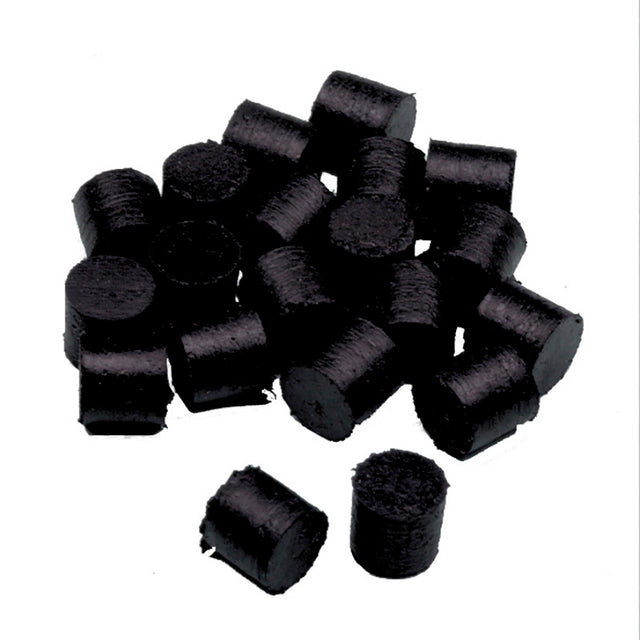 Rubber Stud Sleepers - Black - 20 Pack