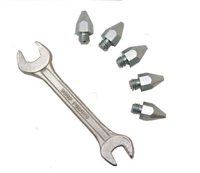 Pointed Jump Stud with spanner - 5 Pack