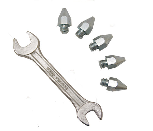 Pointed Jump Stud with spanner - 5 Pack