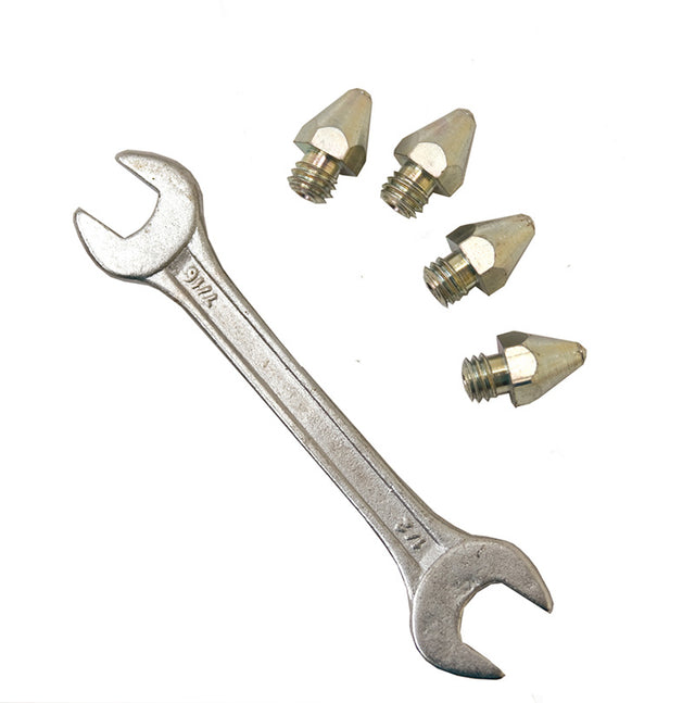 Standard Jump Stud with Tungsten Tip with spanner - 4 Pack