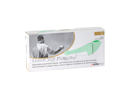 Green Soft Glove With Shoulder Protector