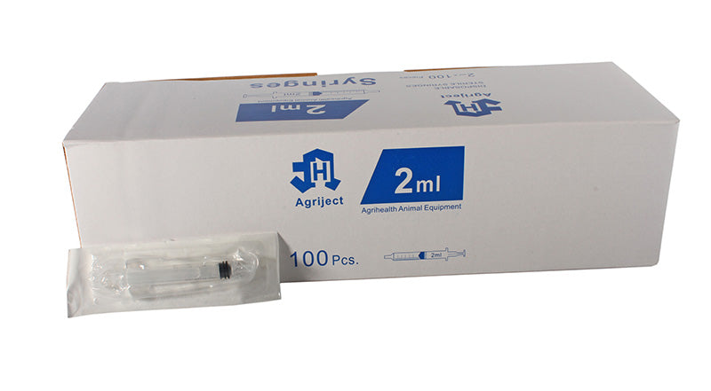 Agriject Disposable Syringes - 2ml