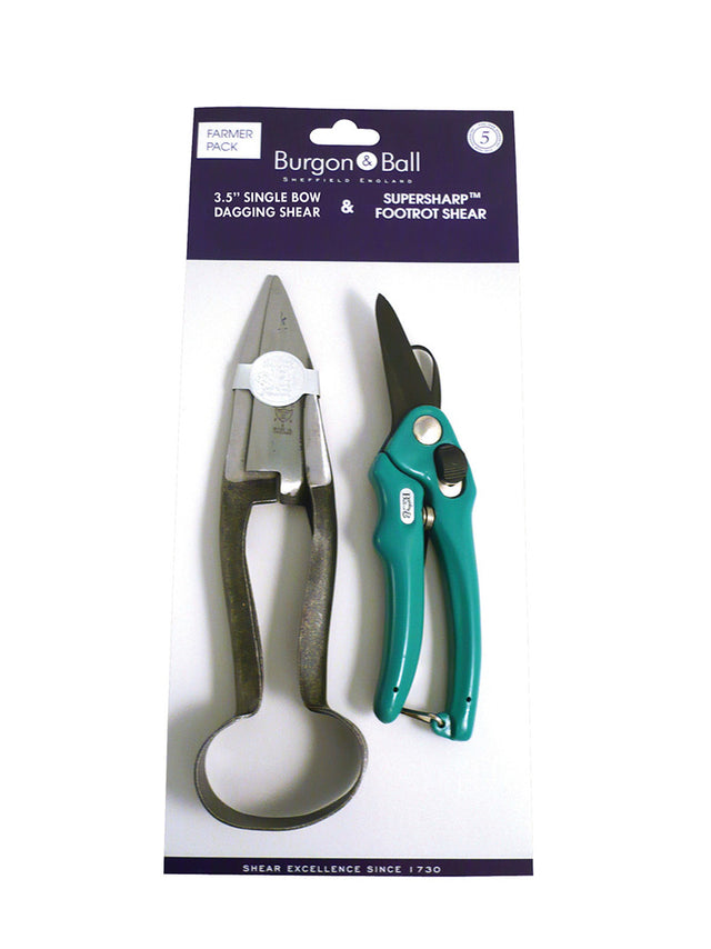 Burgon & Ball Dagging & Hoof Shears Farmer Pack