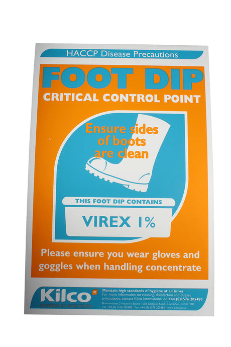 Kilco Footdip Sign