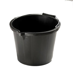 Airflow Heavy Duty Builders Bucket - 15lt - Black