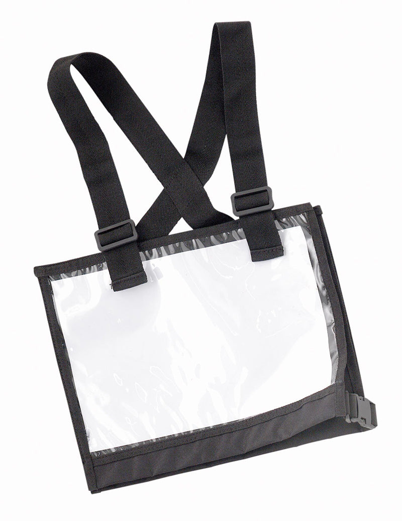 Plastic Number Bib - Black