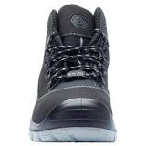 Carson Safety Hiker Black Laced Boot, Non-Metalic