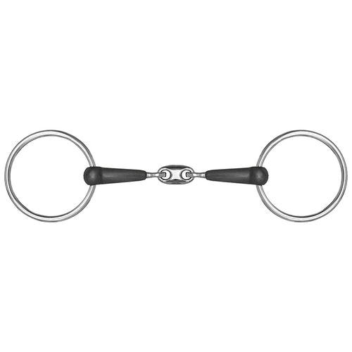 Double Jointed Rubber Snaffle