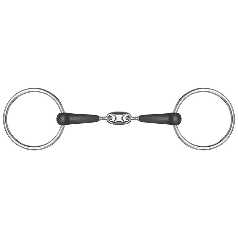 Double Jointed Rubber Snaffle
