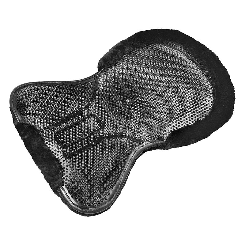 Gel pad with synthetic fur - Black