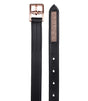 X-Line Rose Stirrup Leathers - 150cm - Black