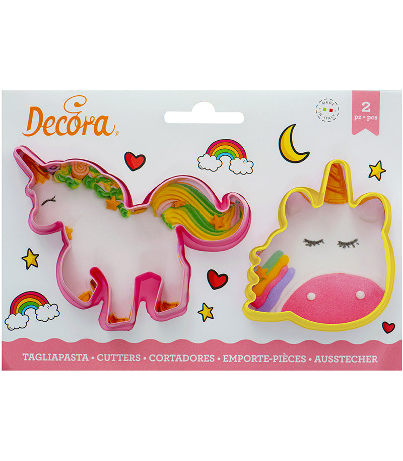 Unicorn Cookie Cutter Set - 2 set