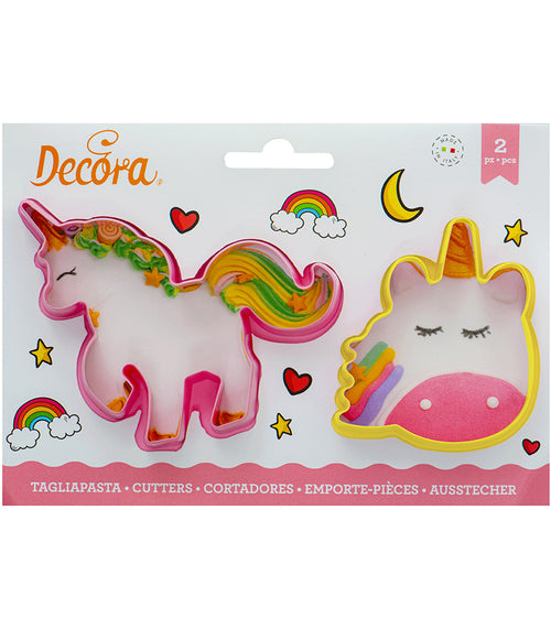 Unicorn Cookie Cutter Set - 2 set