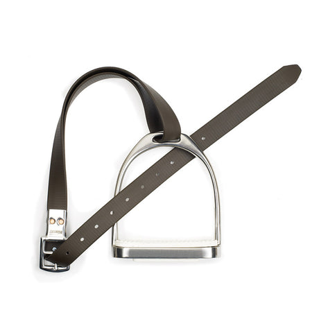 Wintec Slimline Stirrup Straps Brown - 140 cm/56"