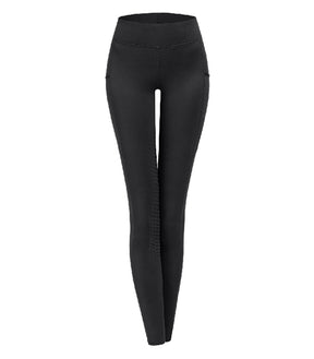 Ella Ladies Riding Thermal Leggings -44 - Black