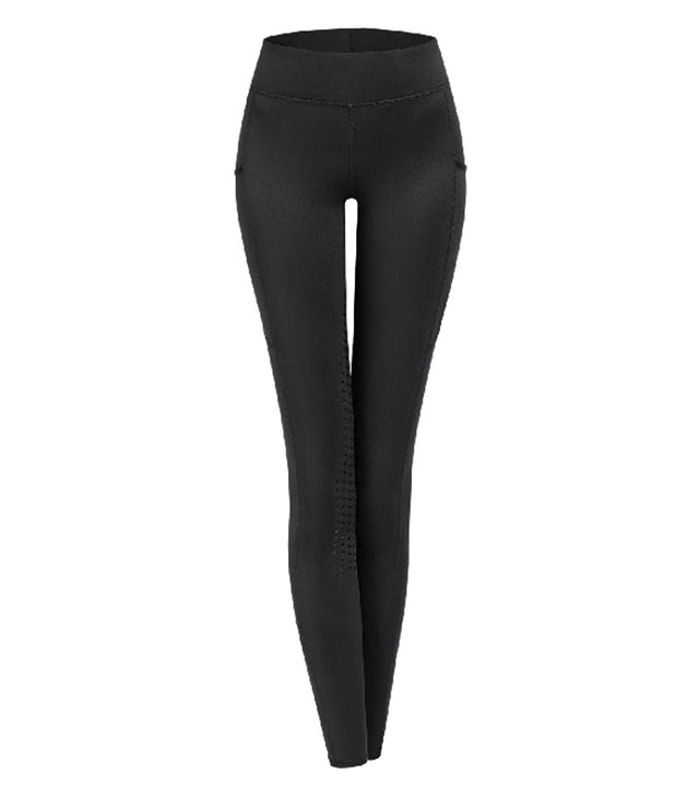 Ella Ladies Riding Thermal Leggings -46 - Black