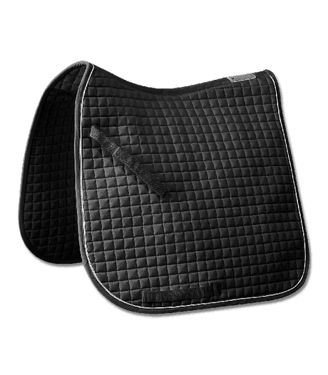 Malaga Dressage Saddle Pad - Black